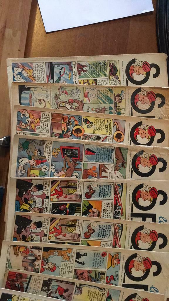 Weekbladen Robbedoes 1941, Meerdere stripboeken, Gelezen