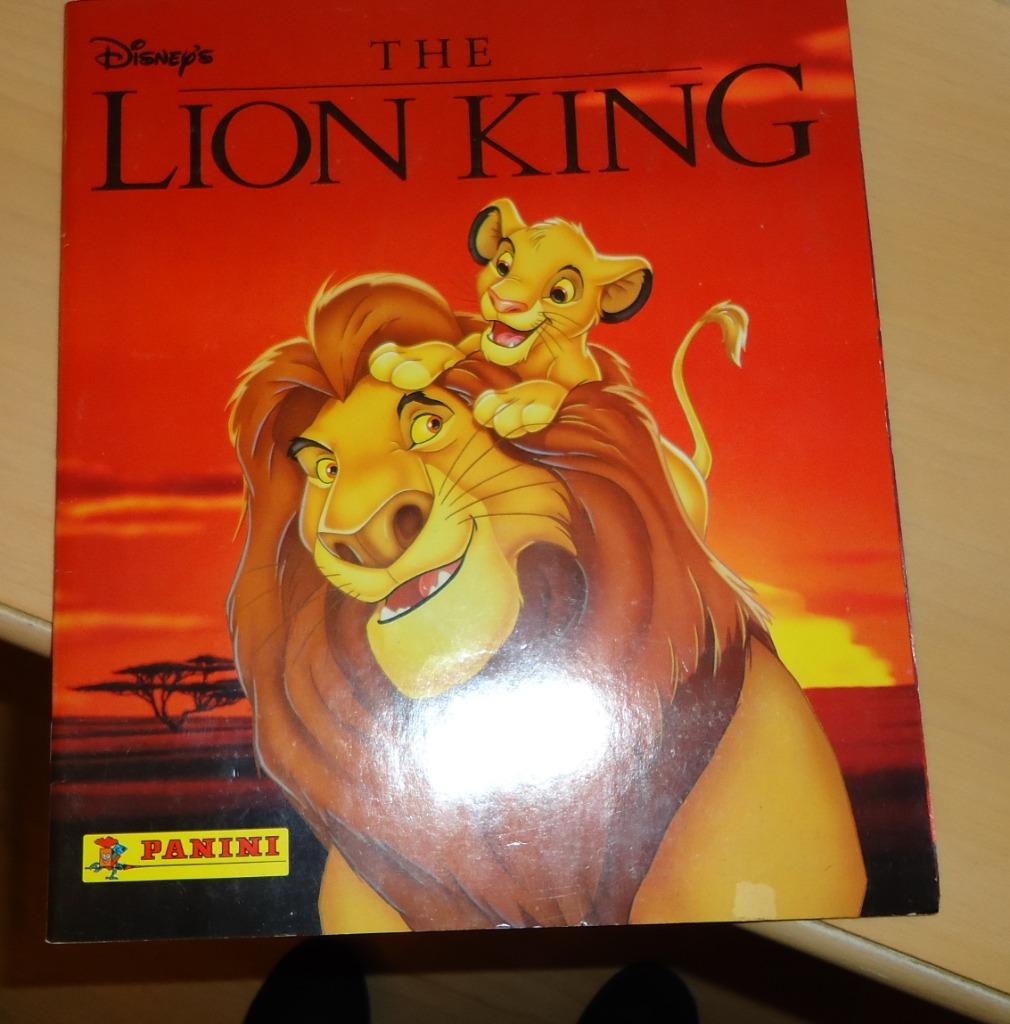 PANINI STICKER ALBUM DISNEY DE  LEEUWENKONING  Volledig, Ophalen of Verzenden, Zo goed als nieuw, Sticker