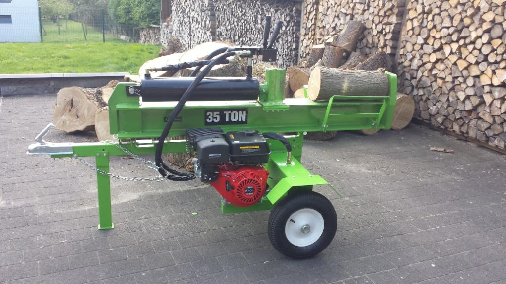 Kliefmachine 35T, Tuin en Terras, Kloofmachines, Zo goed als nieuw, Benzine, Ophalen of Verzenden