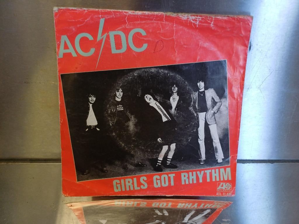 AC/DC - Girls Got Rhythm-1979, Ophalen of Verzenden, Gebruikt, Rock en Metal