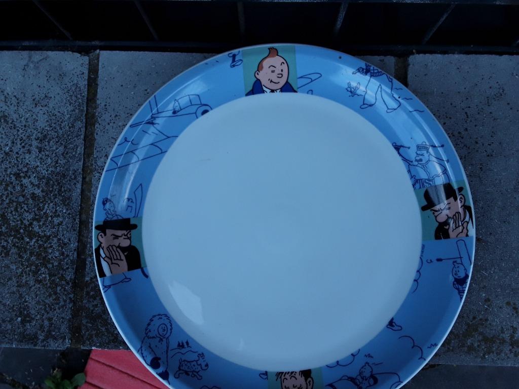 assiettes TINTIN, Collections, Enlèvement