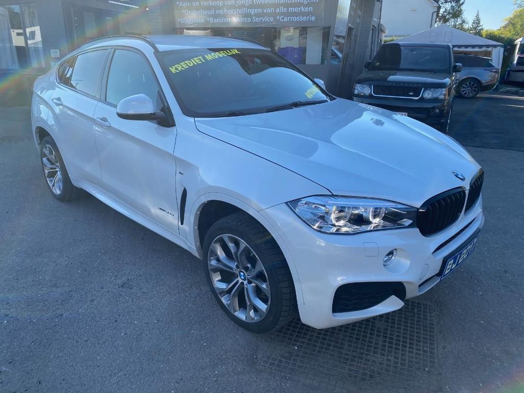 BMW X6 xDrive 30d M-PAKKET AUTOMAAT MET GARANTIE (bj 2017), Auto's, BMW, Automaat, Gebruikt, 2993 cc, Wit