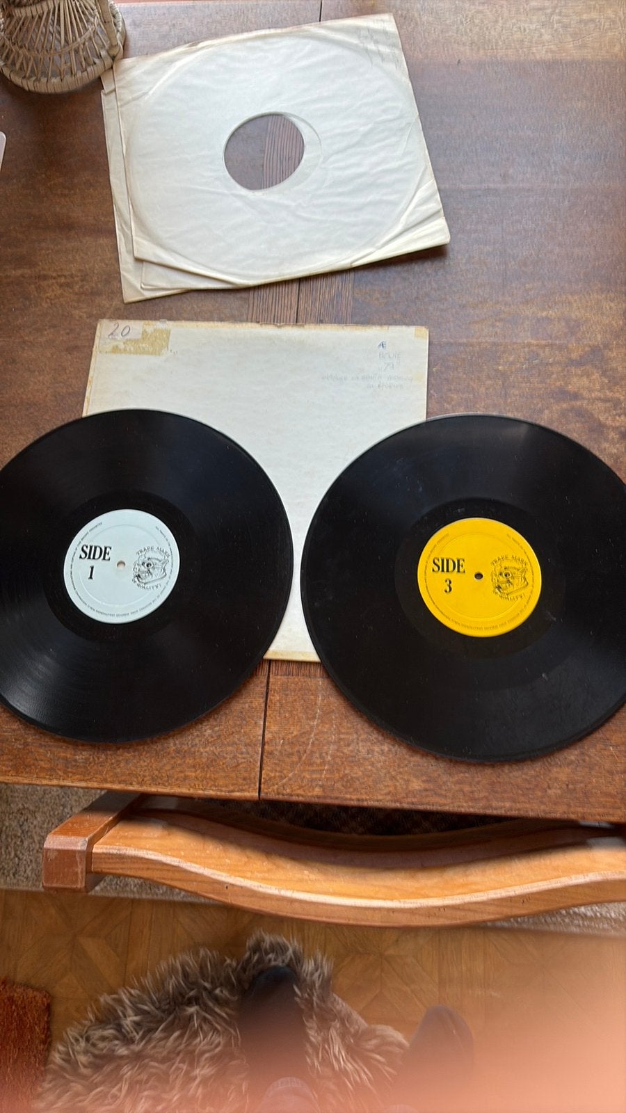 David Bowie Santa Monica 1972 Zeldzame LP2 TMQ Live Bootleg, 12 pouces, Pop rock, Enlèvement ou Envoi, Double LP