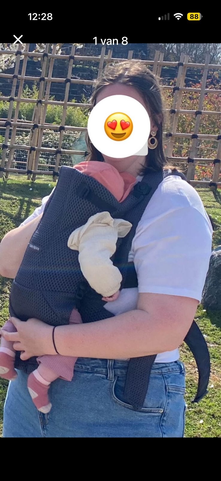 Babybjorn draagzak, Enfants & Bébés, Enlèvement, Comme neuf, Porte-bébé