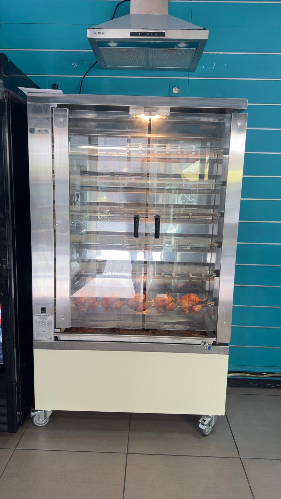 Te Koop: Professionele Gas Kippengrill 6 Spitten – 36 Kippen, Articles professionnels, Enlèvement