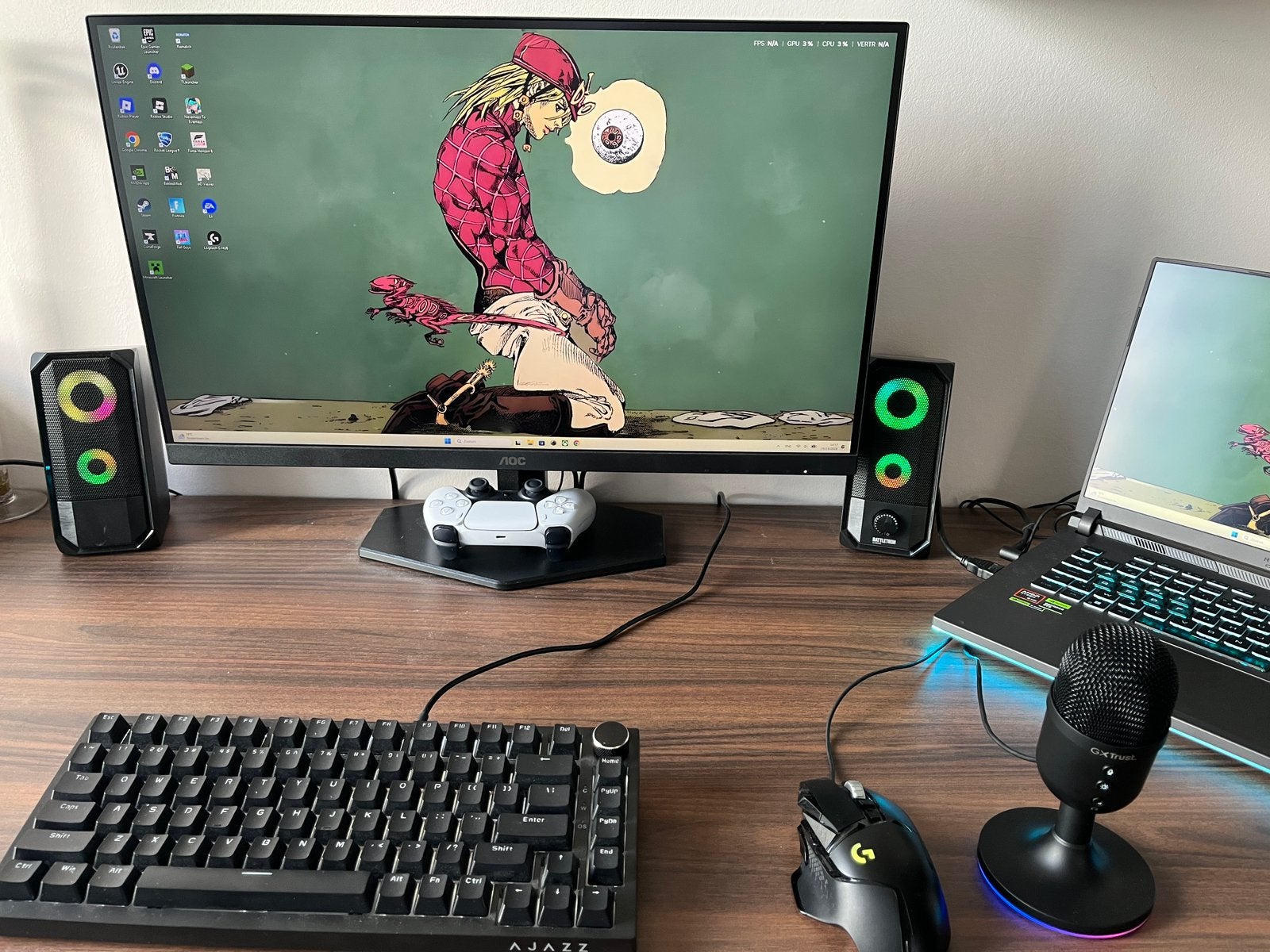 Volledige Gaming laptop setup, Ophalen, Nieuw, Gaming, SSD