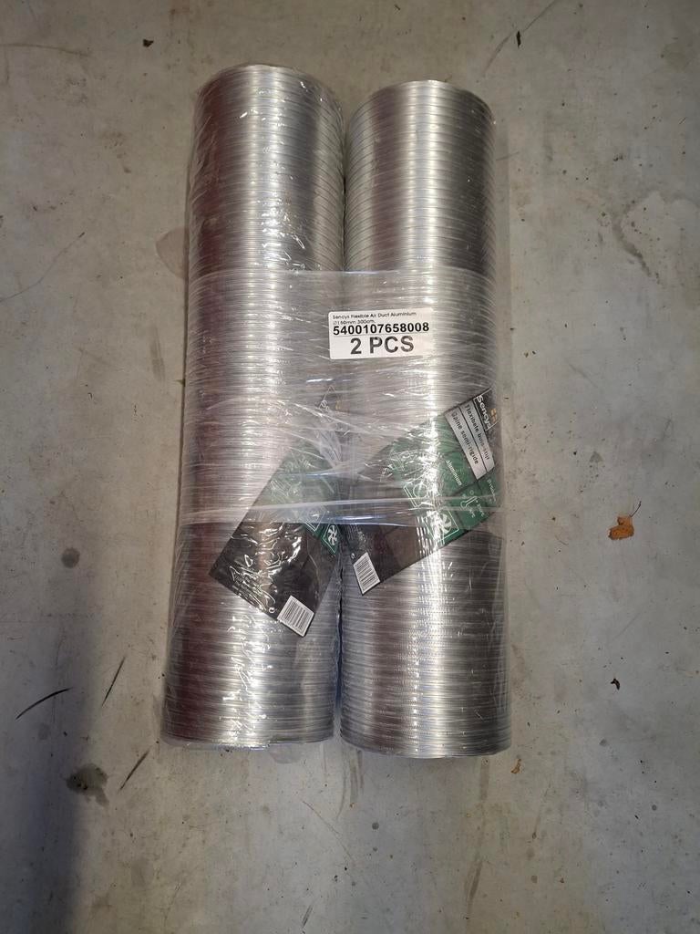 Aluminium flexibele buis-stijf, Ophalen