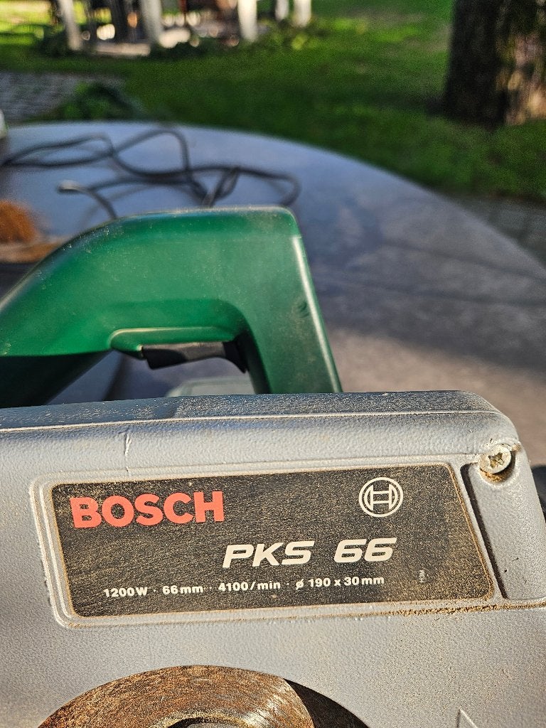 Cirkelzaag Bosch, Doe-het-zelf en Bouw, Ophalen, Gebruikt, Cirkelzaag, Bosch groen