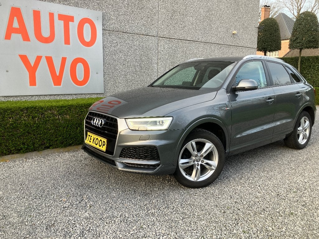 AUDI Q3 benzine  'S-line', Autos, Cuir, Argent ou Gris, Achat, Euro 6