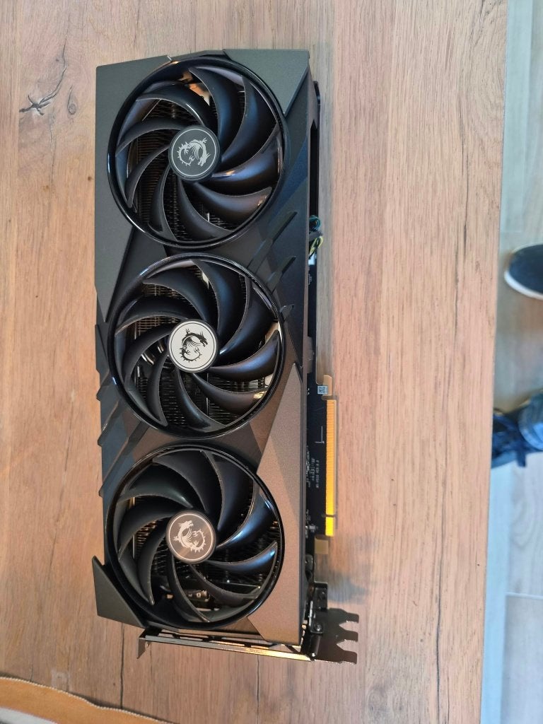 RTX 4090 MSI 24GB D6X RTX 4090 Gaming X Slim, Gebruikt, GDDR6, Ophalen of Verzenden, HDMI