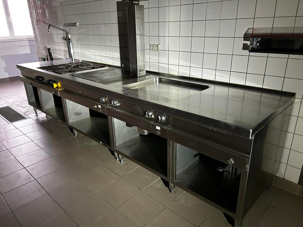 professioneel roestvrijstalen gasfornuis, Zakelijke goederen, Ophalen of Verzenden