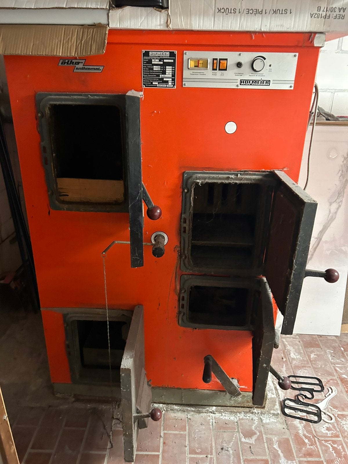 Hoff meier allesbrander, Huis en Inrichting, Kachels, Ophalen, Gebruikt, Vrijstaand, Hout