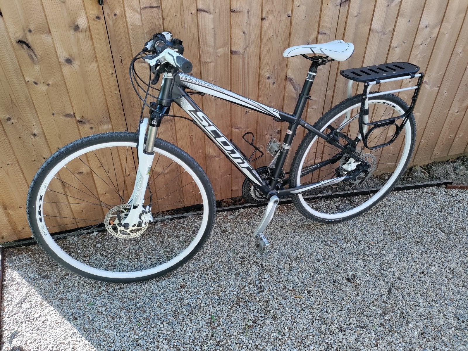 Scott hybride fiets, Fietsen en Brommers, Ophalen, Meer dan 20 versnellingen, Schijfrem, Vering