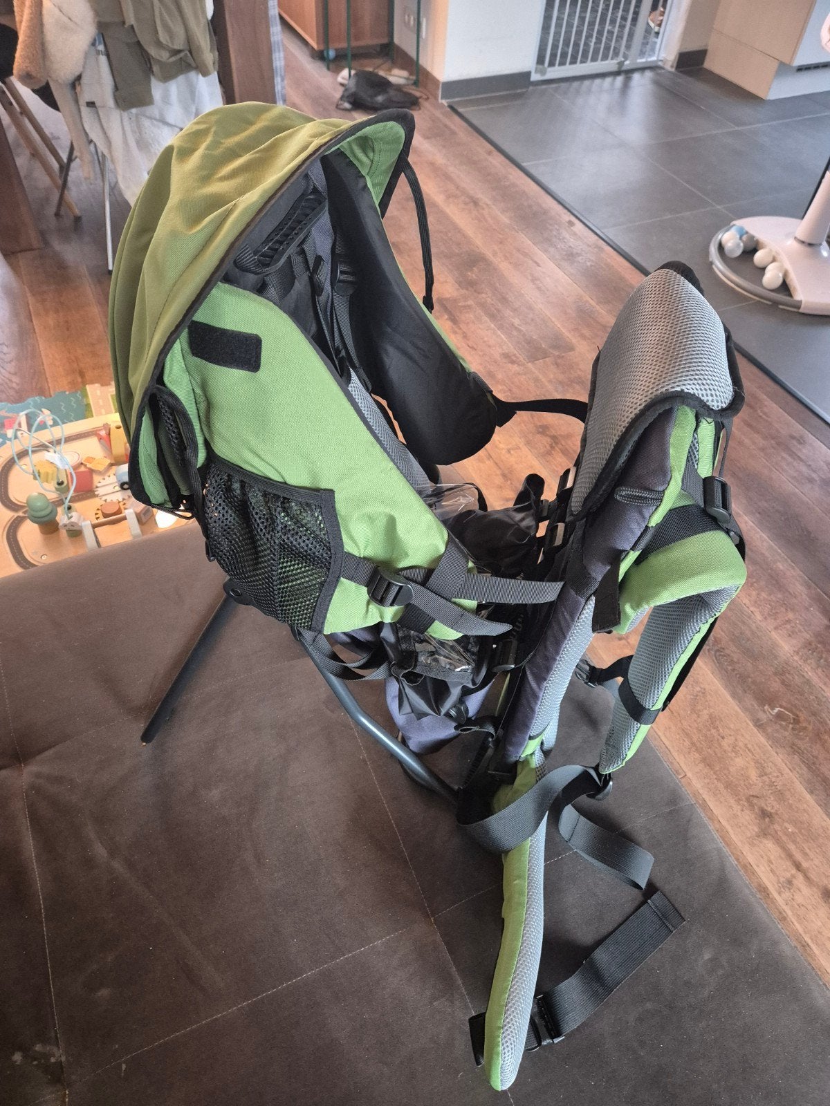 Kinderdrager - hike draagzak groen FA Sports Lil´ Boss, Kinderen en Baby's, Zo goed als nieuw, Rug, Draagzak, Ophalen