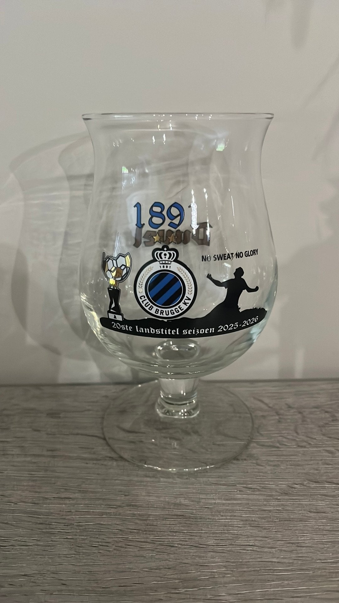 Verre Duvel Club Brugge, Collections, Enlèvement ou Envoi