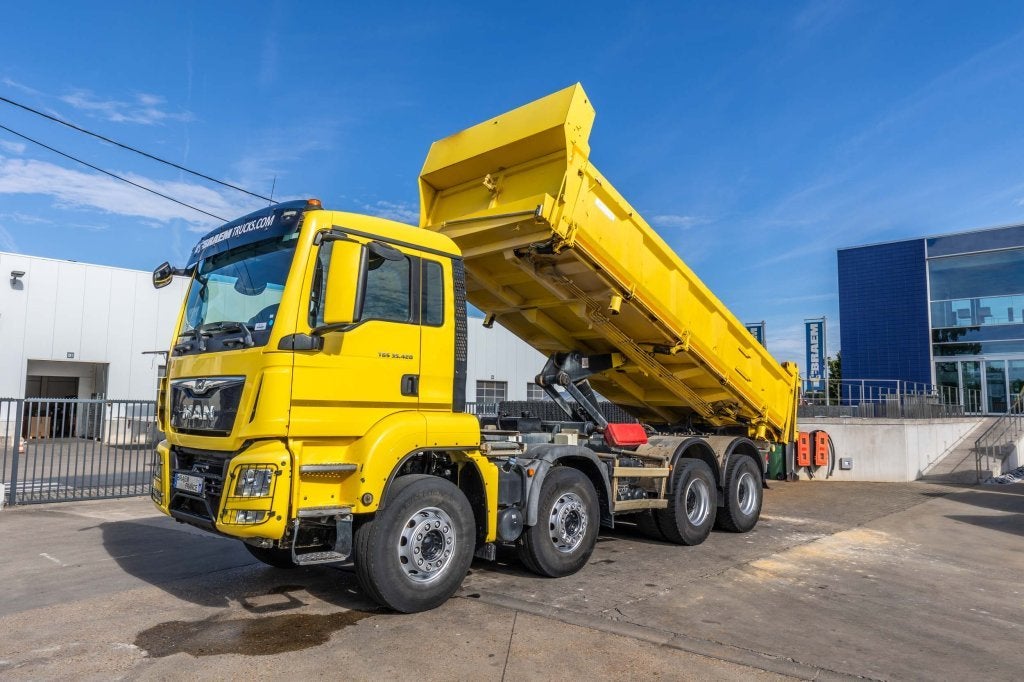 MAN TGS 35.420 BB -BIBENNE+BAE HYDR, Achat, Euro 6, Entreprise, Jaune