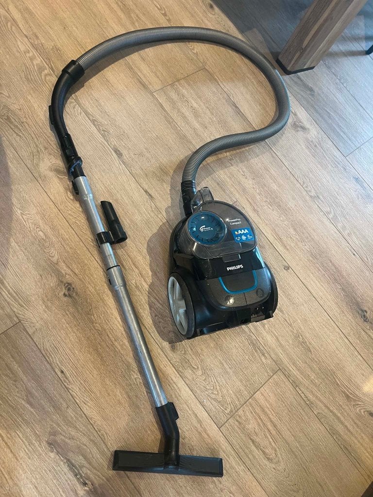 Philips PowerPro Compact Cyclone 5 stofzuiger zonder zak, Elektronische apparatuur, Ophalen, Gebruikt, Philips, Sledestofzuiger