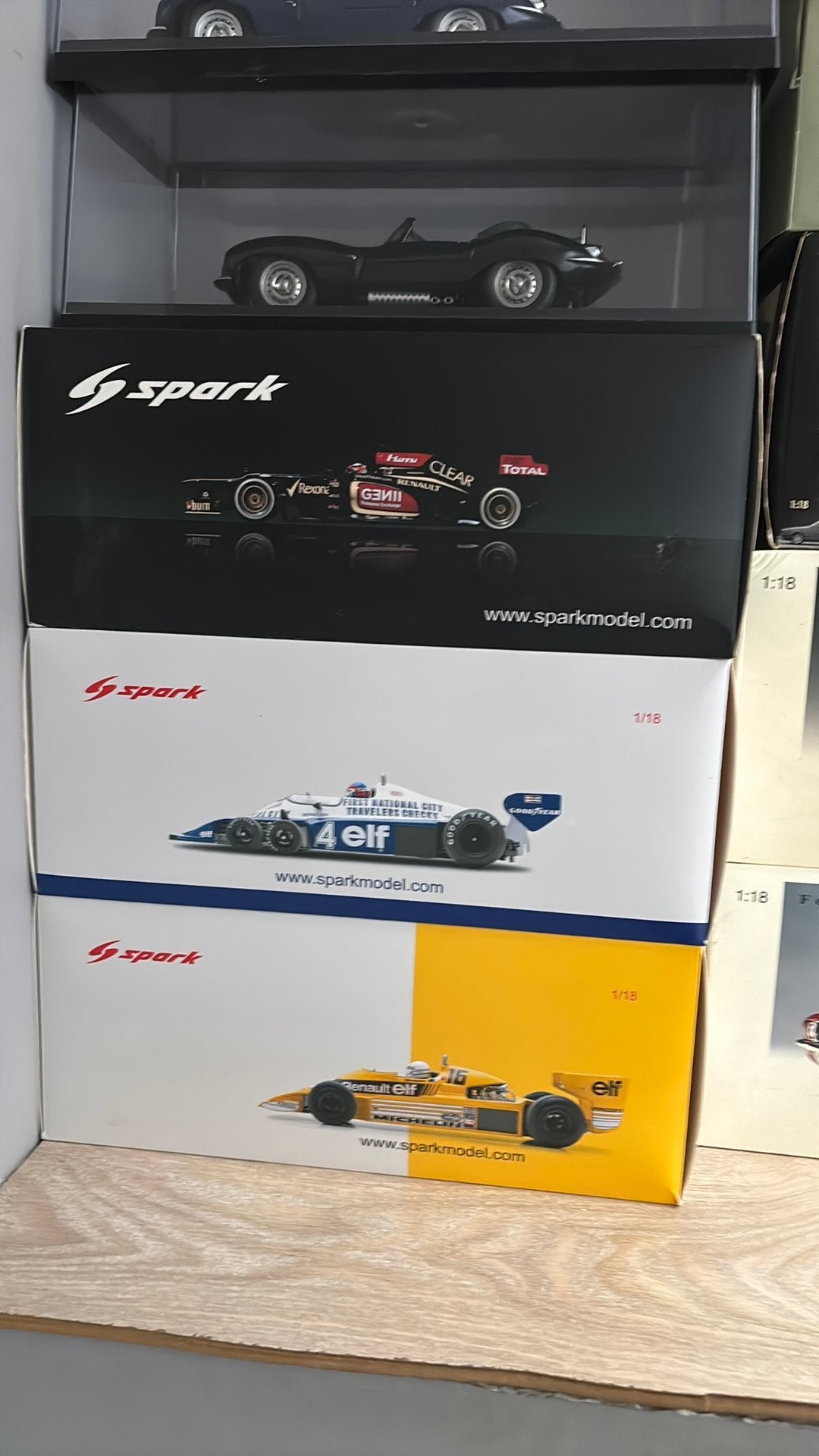 Voiture 1/18 Spark F1, Enlèvement, Comme neuf, Voiture