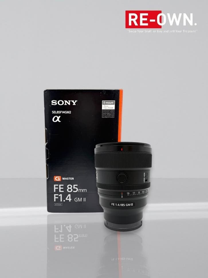 SONY FE 85MM F/1.4 GM II | NIEUWSTAAT | DOOS | GARANTIE, Sony E-mount, 85 mm, Sony, .