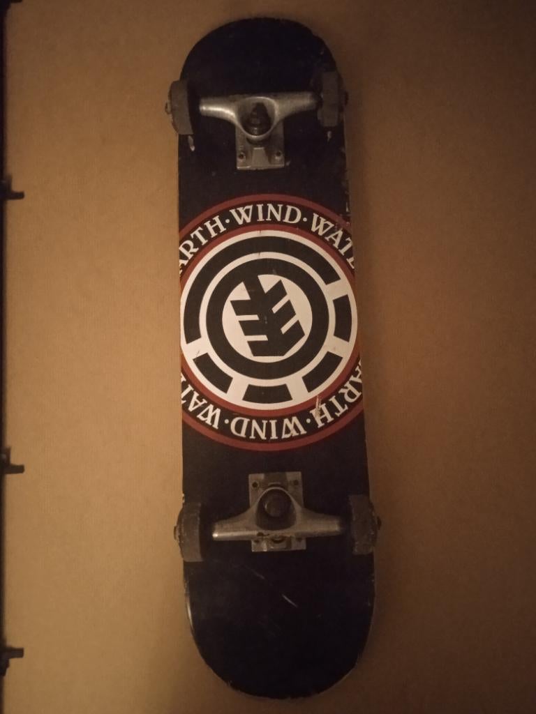 Skateboard Element Earth Wind Water Fire, Sport en Fitness, Ophalen, Gebruikt, Skateboard
