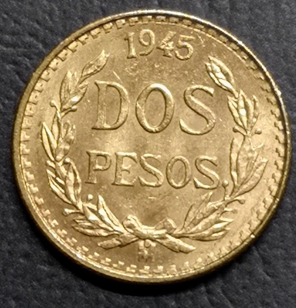 Dos Pesos Or 1945 du Mexique, Enlèvement ou Envoi, Or