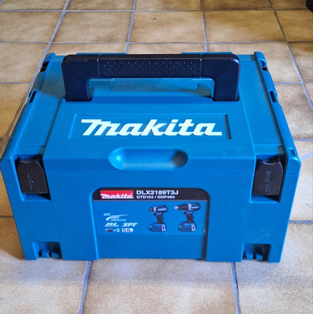 Makita DLX2189T3J combiset, Bricolage & Construction, Boîtes à outils, Enlèvement