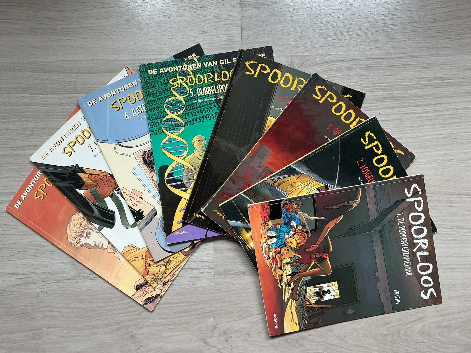 Strips Spoorloos, Ophalen, Gelezen