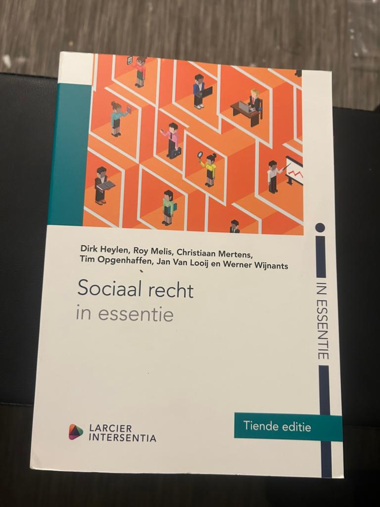 Sociaal recht in essentie, Boeken, Studieboeken en Cursussen, Ophalen of Verzenden, Zo goed als nieuw