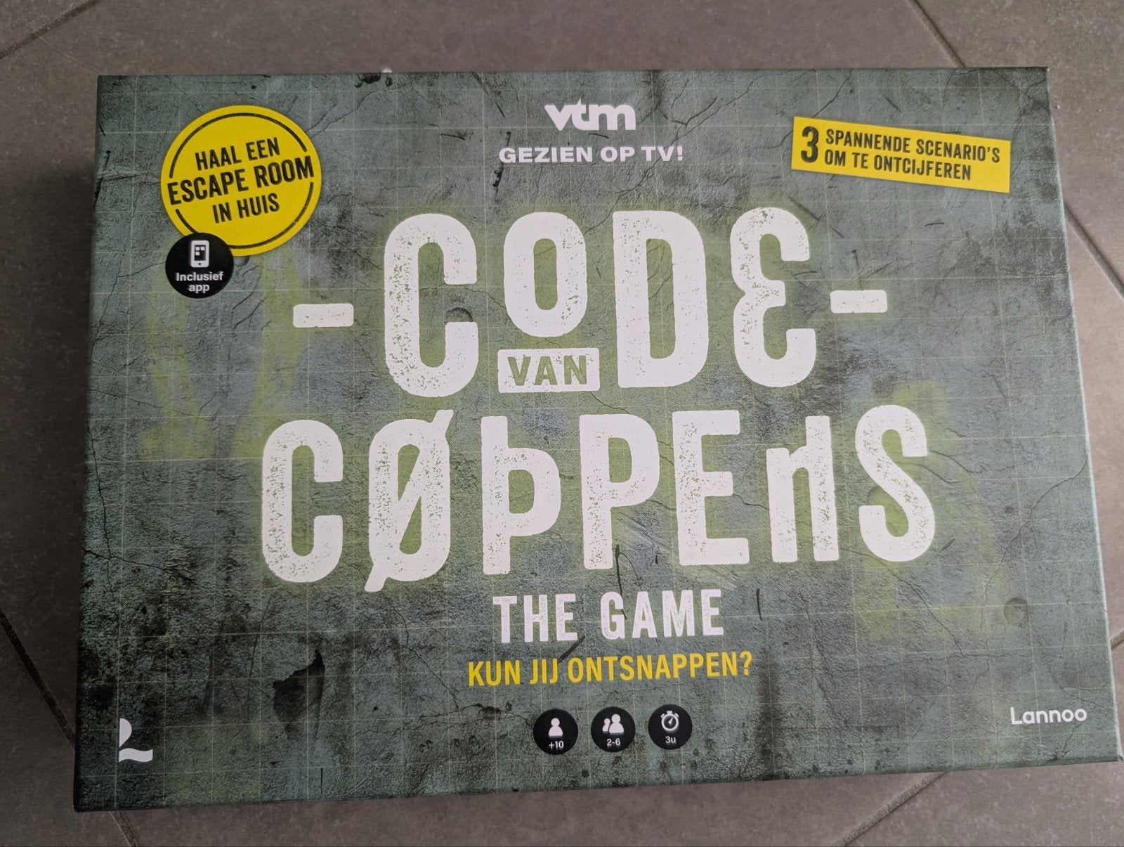 Code van Coppens - The Game, Hobby en Vrije tijd, Ophalen, Zo goed als nieuw