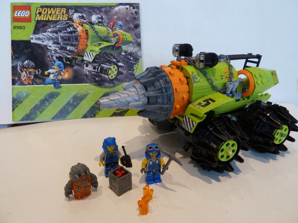 Lego Power Miners 8960 Thunder Driller, Lego, Ensemble complet, Enlèvement ou Envoi, Overige thema's