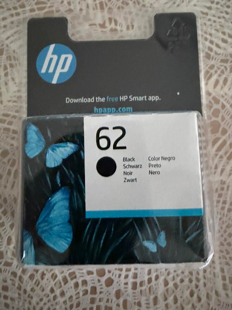 originele HP 62 inktcartridge zwart, Ophalen, Nieuw