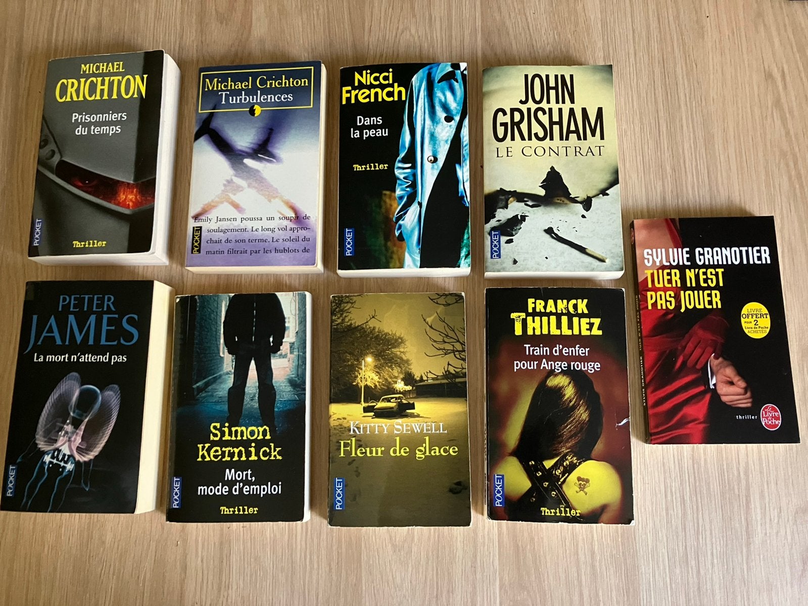 Poches thrillers TB etat 1€/piece, Enlèvement, Utilisé