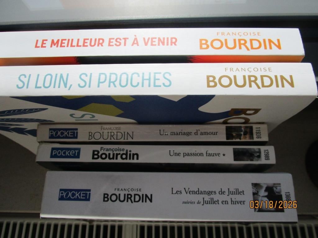 Françoise Bourdin vous aimez? Ici de beaux romans pas chers!, Ophalen, Gelezen, Francoise Bourdin