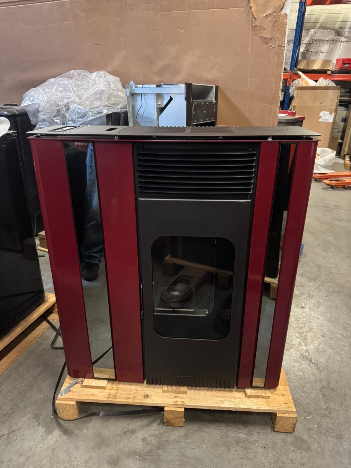 POÊLE À PELLETS LINCAR OLGA 502X – 10 kW, Enlèvement, Comme neuf