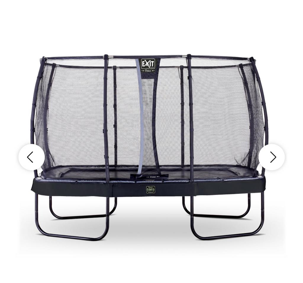 Trampoline Exit Elegant Premium 244x427cm, Ophalen, Zo goed als nieuw