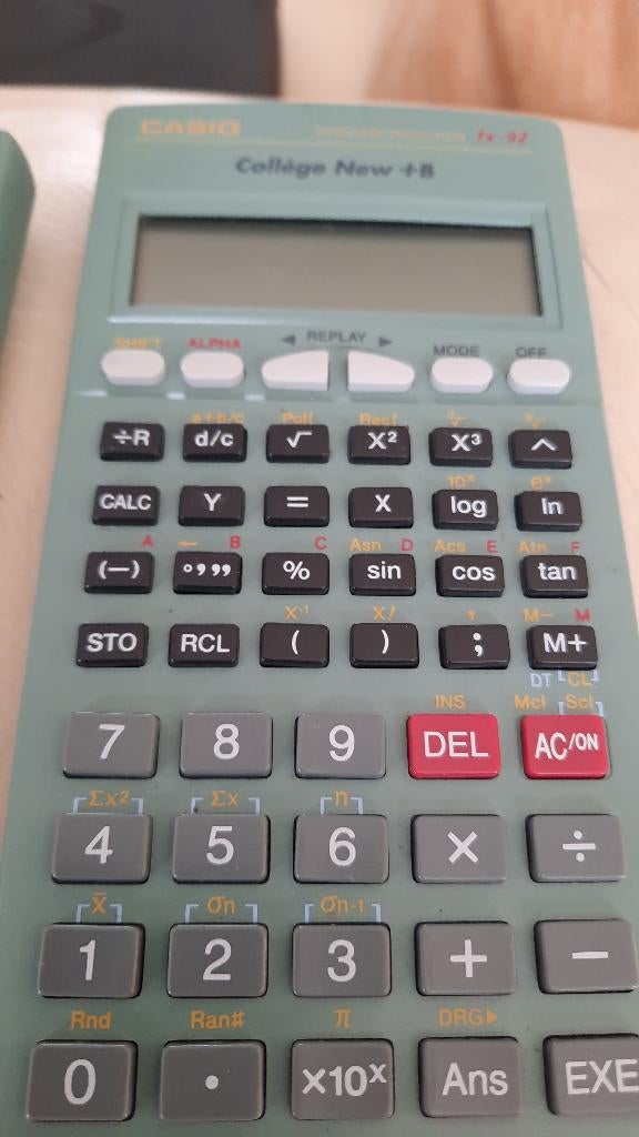 Wetenschappelijk rekenmachine Casio fx92, Ophalen, Zo goed als nieuw