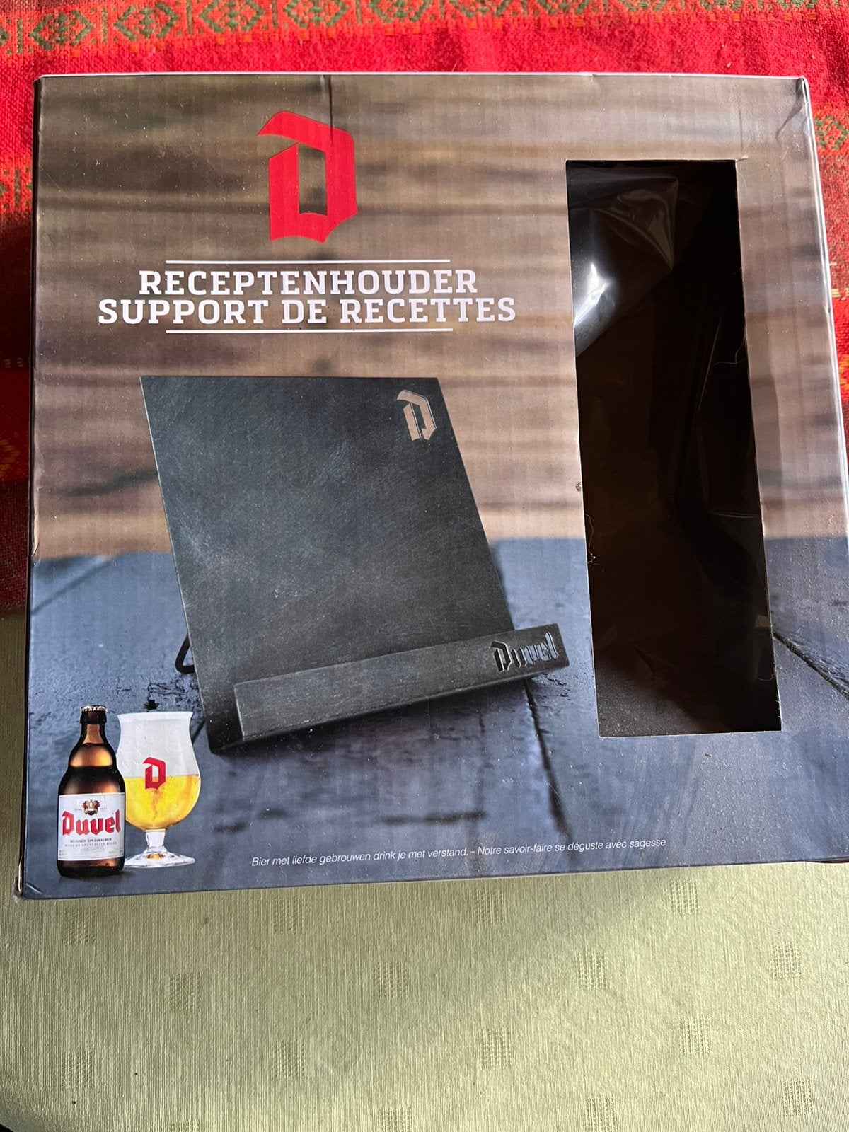 Duvel receptenhouder, Ophalen, Zo goed als nieuw, Duvel