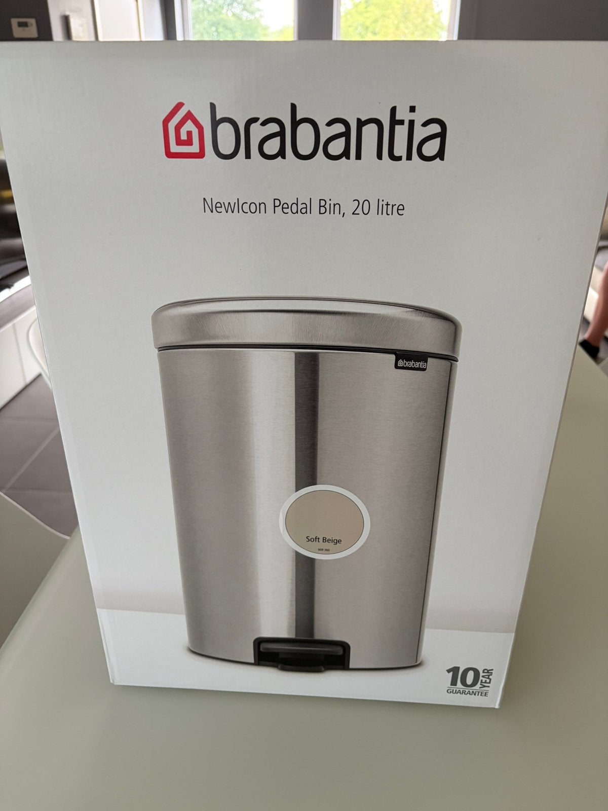 Brabantie vuilbak 20L nieuw, Met pedaal, 50 tot 75 cm, Nieuw, Ophalen of Verzenden