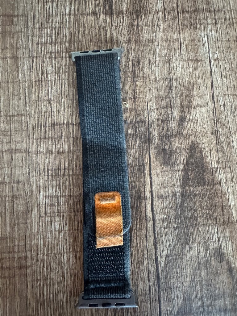 Apple watch trail bandje black/orange, Enlèvement ou Envoi, Comme neuf