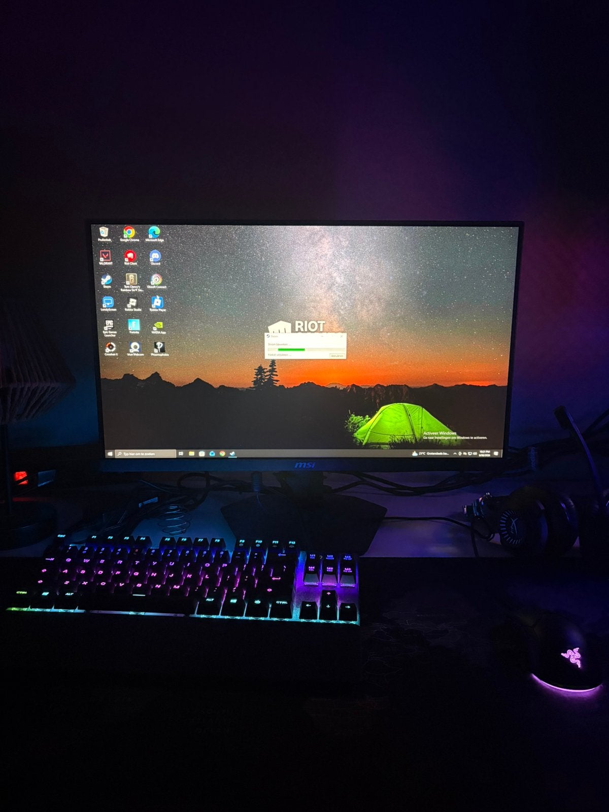 gaming setup tekoop, Computers en Software, Ophalen, Met videokaart, Zo goed als nieuw, Gaming