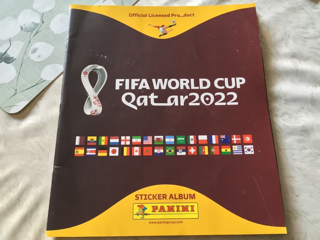 Carnet d'autocollants Panini, c. d. m. d/la FIFA 2022, Qatar, Collections, Enlèvement ou Envoi, Comme neuf