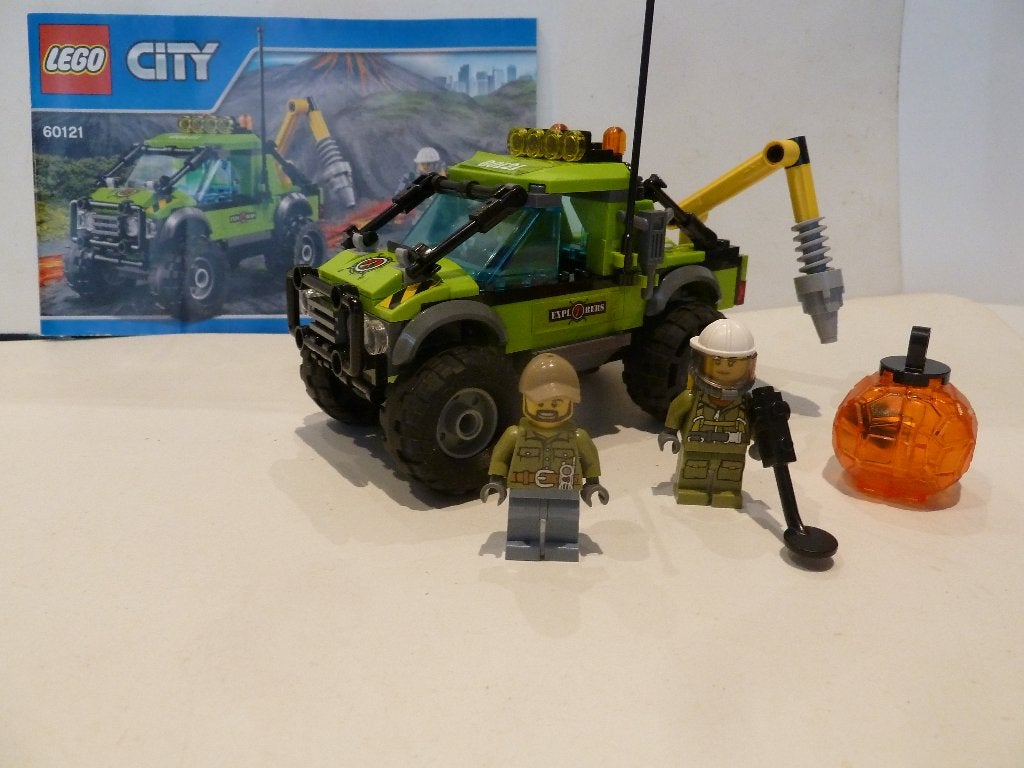 Lego City Volcano Explorers 60121 Volcano Exploration Truck, City, Lego, Ophalen of Verzenden, Zo goed als nieuw