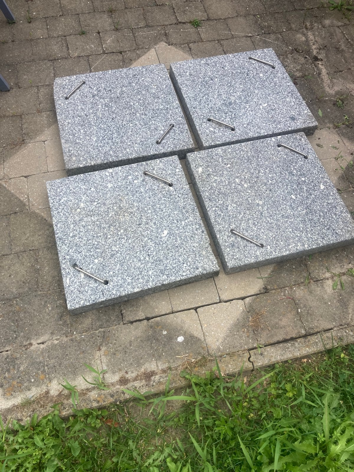 Parasol tegels in marmer, Enlèvement, Utilisé, Autres matériaux