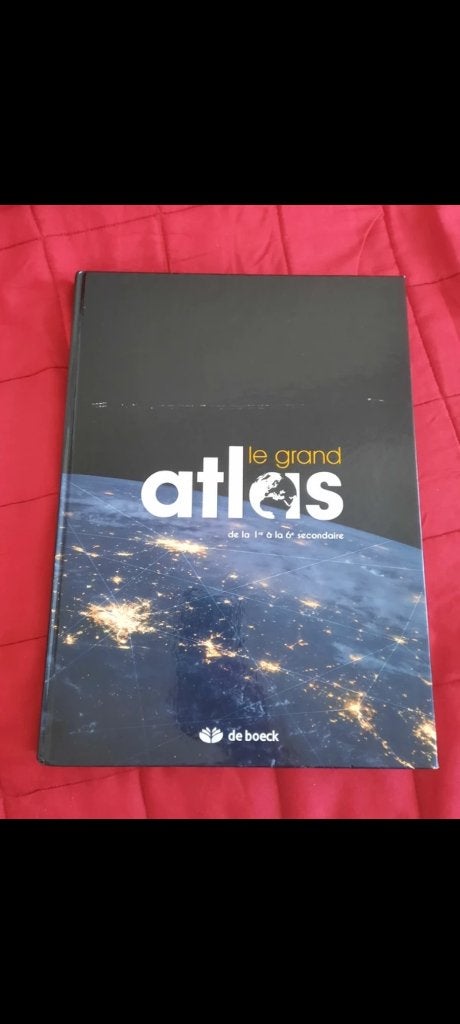 Le grand atlas, Livres, Enlèvement, Utilisé, Secondaire, Géographie