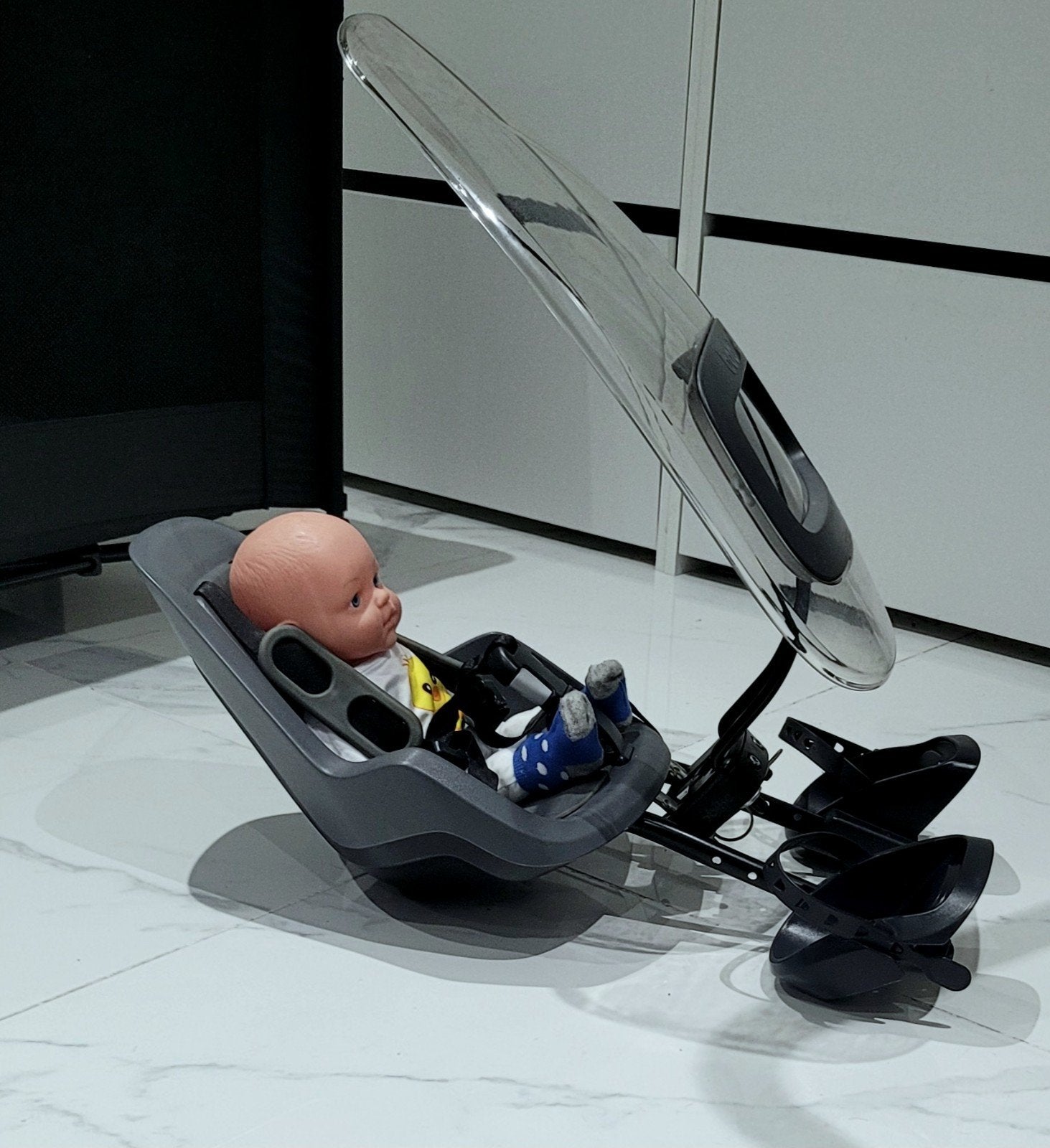 kinderfietsjes, Enlèvement