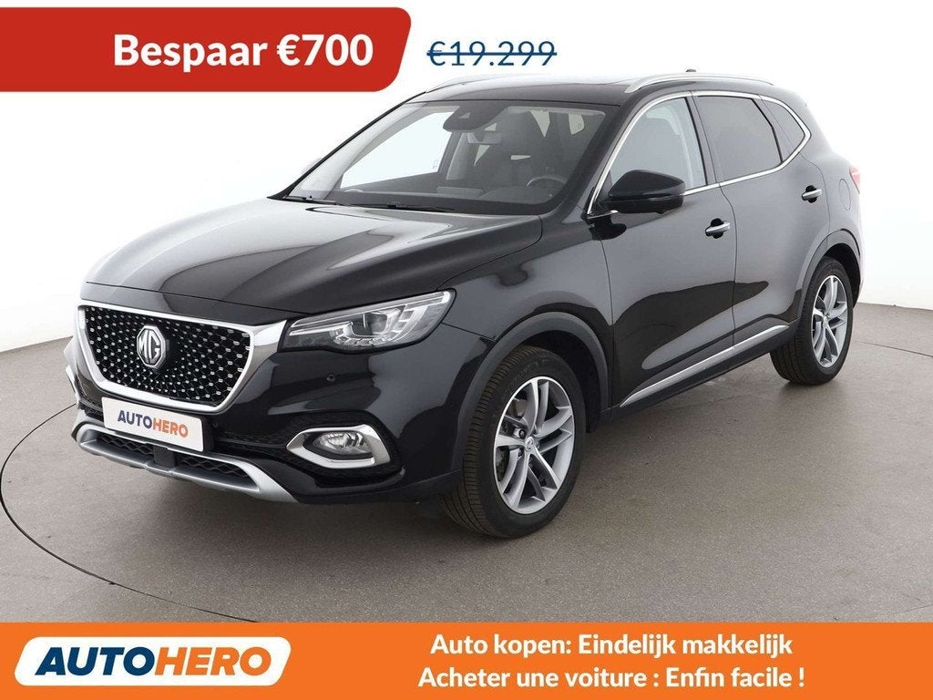 MG EHS 1.5 T-GDI Plug-in Hybrid Luxury (bj 2021, automaat), Auto's, MG, Gebruikt, Zwart, Adaptive Cruise Control, 5 deurs