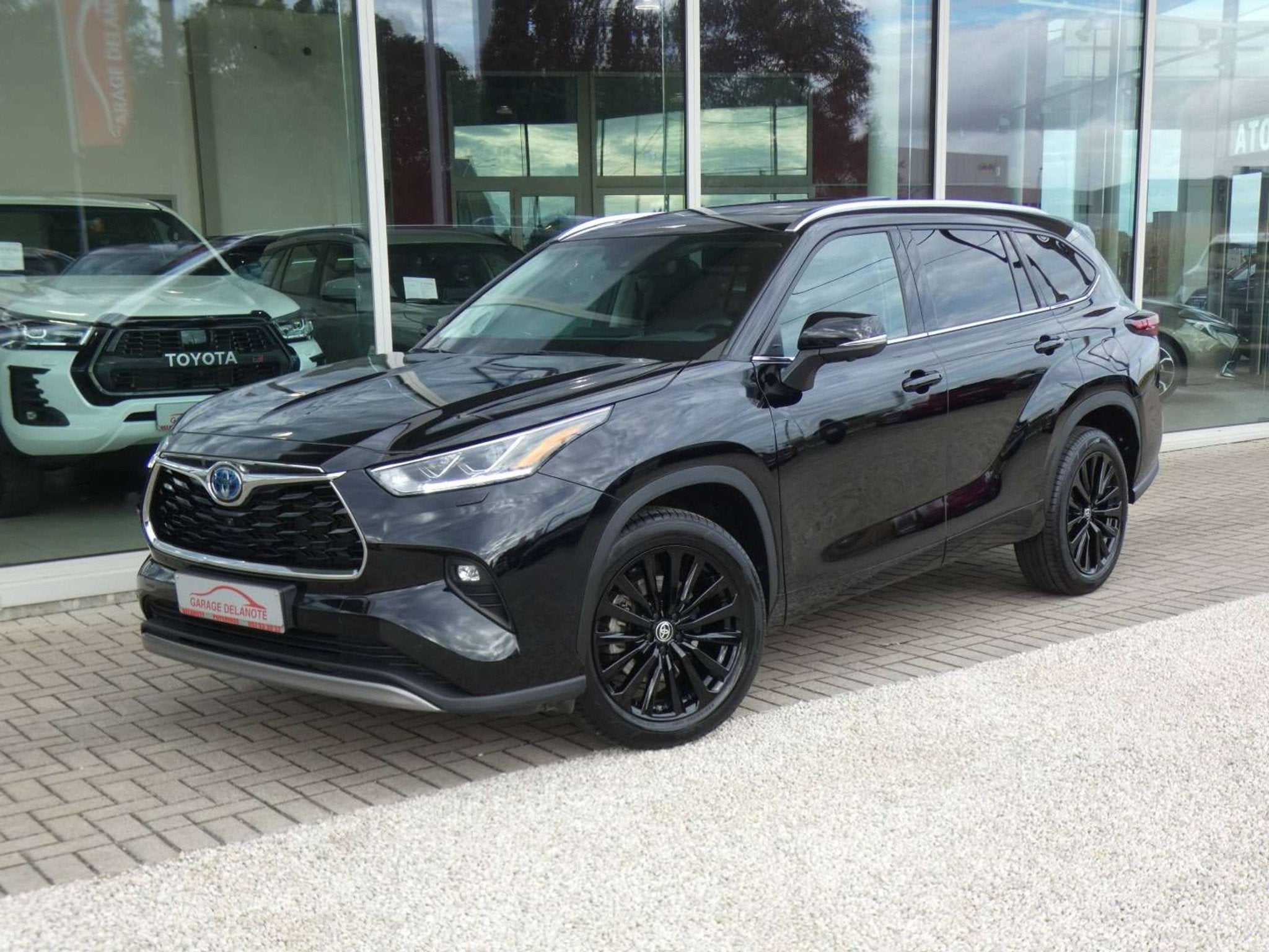 Toyota highlander Hybrid AWD Premium Plus 7PL +PANO/OPEN DAK, Autos, Cuir, Achat, 2487 cm³, Entreprise