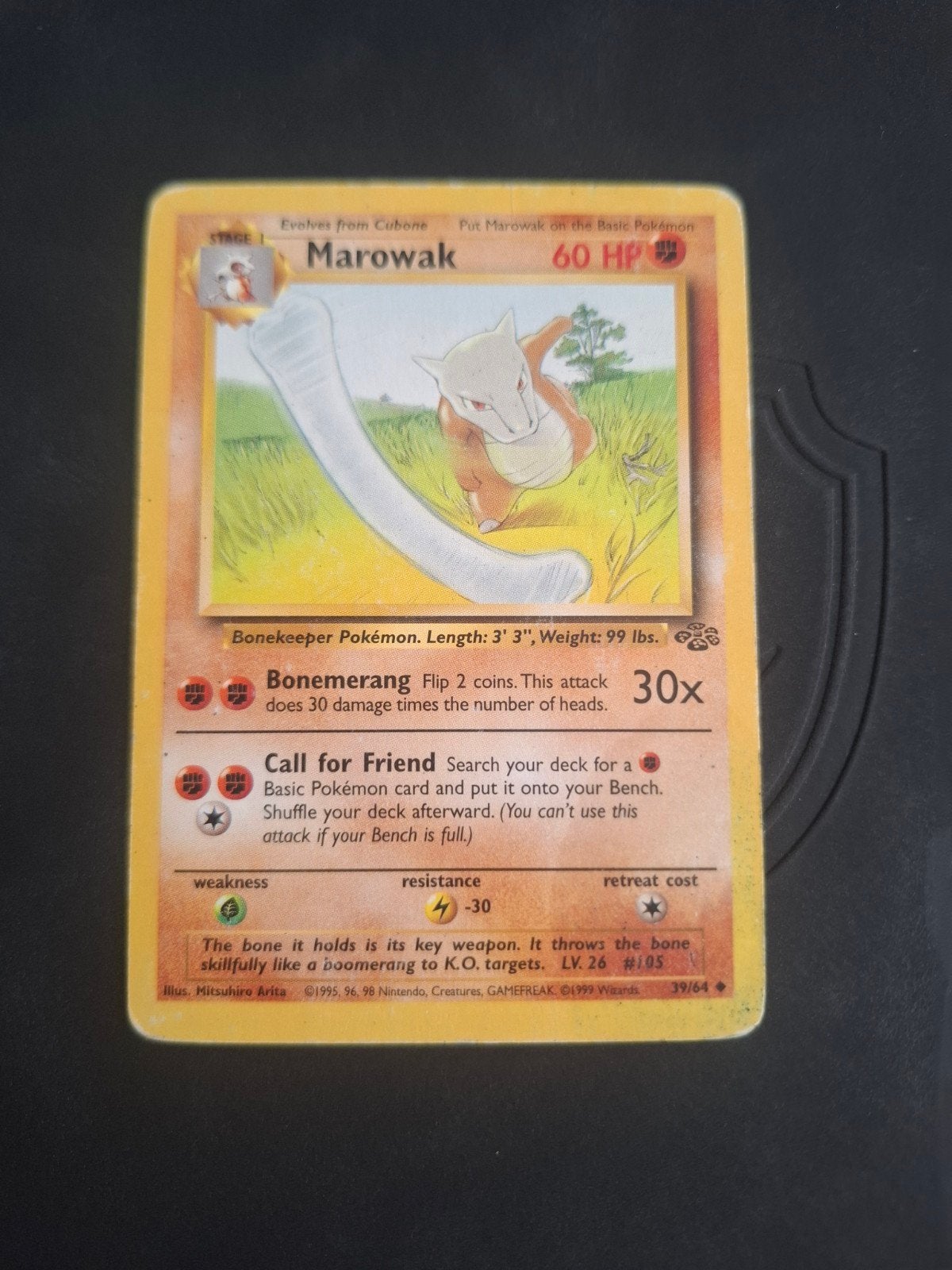 Marowak Pokémon kaart 39/64 Jungle Set (Engels, Ophalen of Verzenden