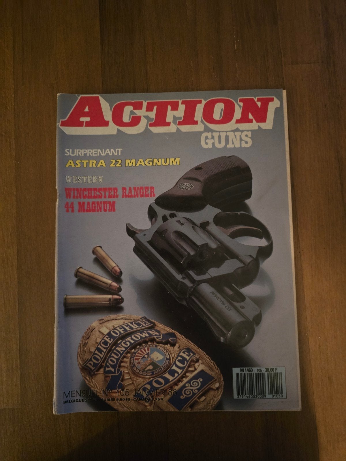 Action Guns n105 Janvier 1988 – magazine vintage de collect, Enlèvement ou Envoi