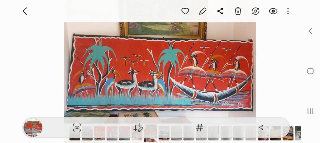 Peinture de Morga-Jean (127 * 51 cm), Antiquités & Art, Enlèvement